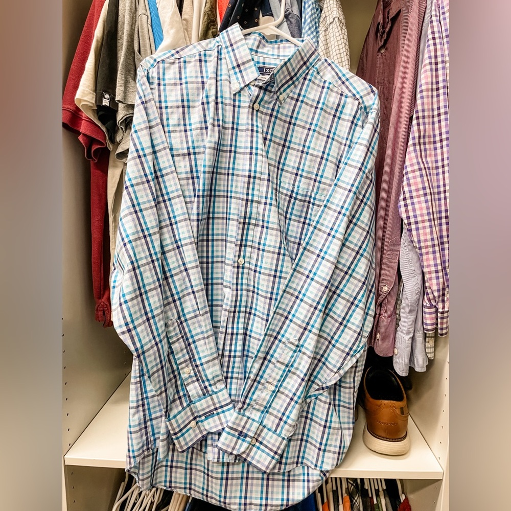IZOD Long Sleeve Button Down